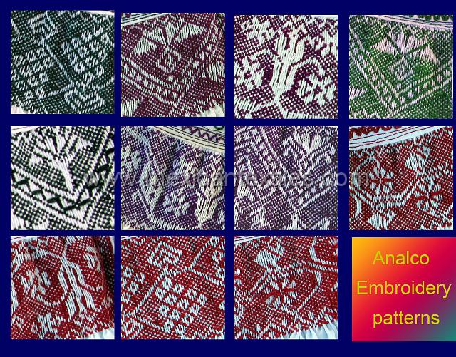 analaco embroidery.jpg - Here are a few samples of the smocking on the blouse , for greater detail please see www.mexicantextiles.com/textilepatterns